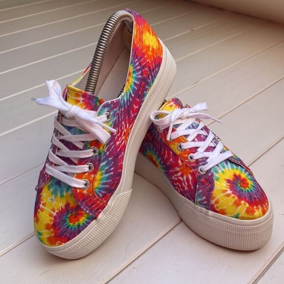 Superga Tie Dye Platform Sneakers - Picture 2 of 15